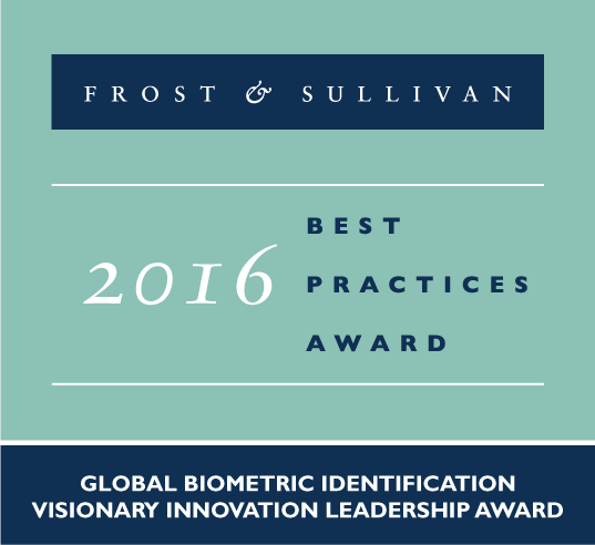 FST Biometrics Receives Award from Frost & Sullivan for Leading the Market in Biometrics Logo