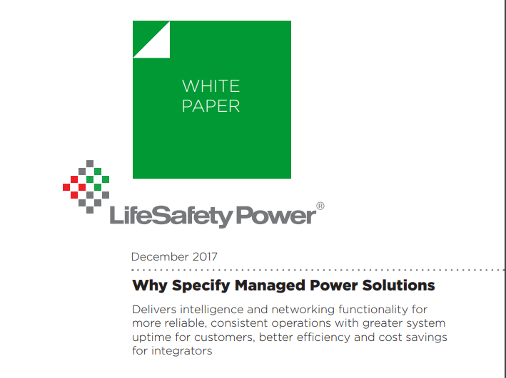 Why Specify Managed Power Logo