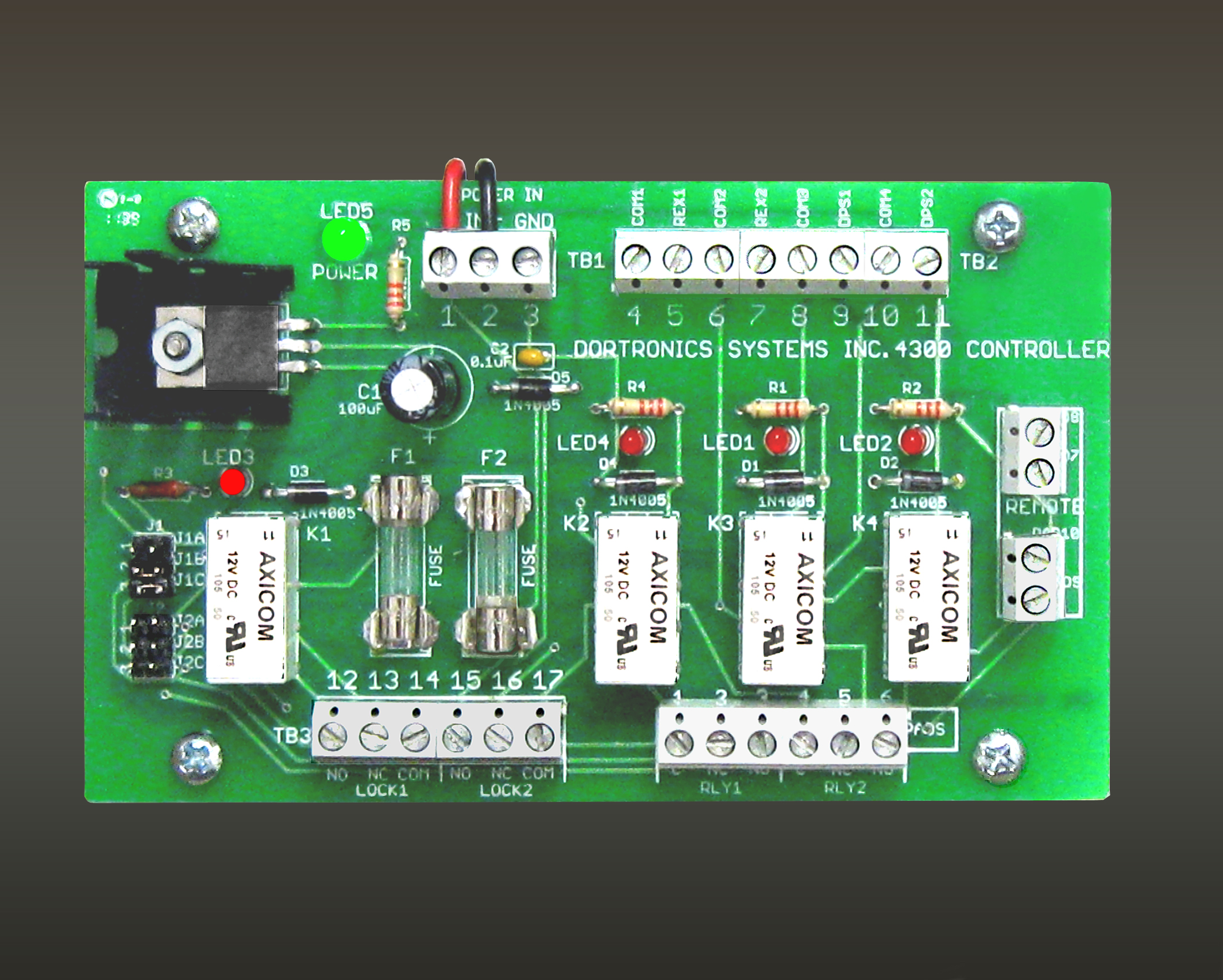 Circuit With Indicator Led Delayed Lock Out Circuit Pujt Voltage
